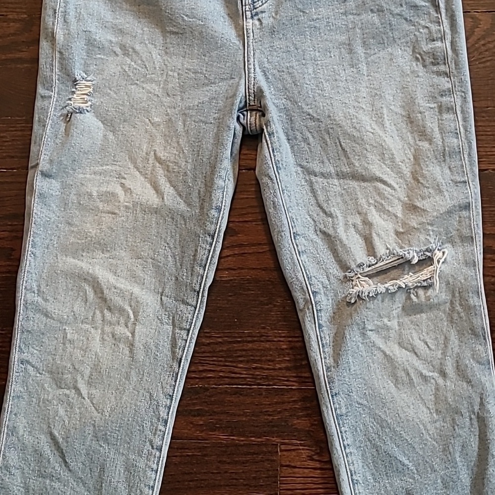 Madewell The Perfect Vintage Jean High-rise Distressed Light Wash Wmns 29 Casual - Picture 4 of 16